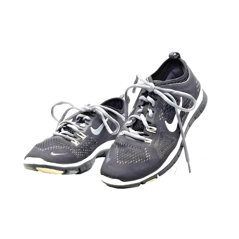 Nike Free TR Fit 4 Women's Size 6.5 Running Shoes Black White 629496-001 Trainer